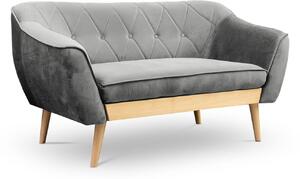 Sofa tapicerowana Cindy Wood II w stylu skandynawskim