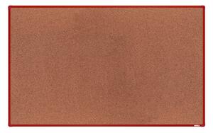 Tablica korkowa BoardOK w ramie aluminiowej, 2000 x 1200 mm, czerwona rama