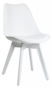 Krzesło KRIS II białe nogi białe bukowe