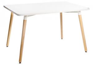 Stół prostokątny NOLAN 120X80 cm nogi bukowe dsw