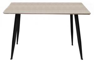 Stół NITRO 1 prostokątny 120x70 nogi czarne metalowe