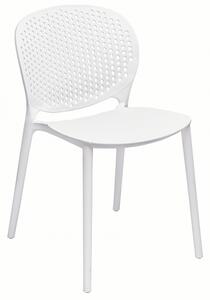Krzesło AXO białe ażurowe z tworzywa