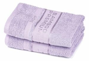 Ręcznik Bamboo Premium fioletowy, 30 x 50 cm, komplet 2 szt