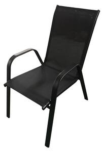 Fotel ogrodowy - czarny