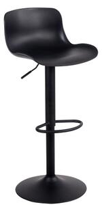 Hoker MOSS II czarny krzesło barowe regulowane obrotowe