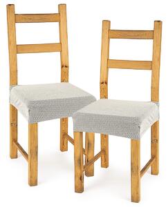 Pokrowiec multielastyczny na krzesło Comfort cream, 40 - 50 cm, 2 szt