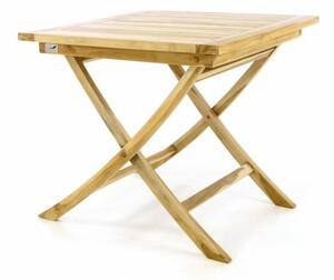 Składany stół ogrodowy DIVERO - drewno tekowe
