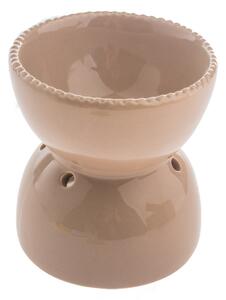 Ceramiczna lampa aromatyczna Formia brązowy, 10,8 x 11,5 x 9 cm x 10,8 cm