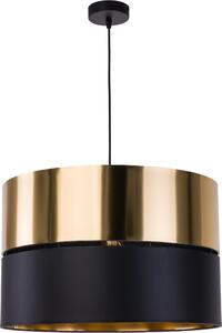 Lampa wisząca Hilton 1 punktowa czarno złota 4346 - TK Lighting