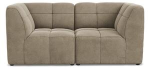 Brązowa aksamitna sofa 180 cm Aloha – Makamii