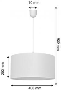Lampa wisząca pojedyncza ALBA W-4020/1 WT
