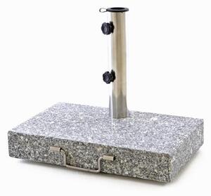 Stojak na parasole granit prostokątny - 25 kg