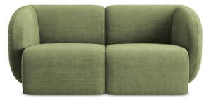 Zielona sofa z tkaniny szenilowej 174 cm Lani – Makamii