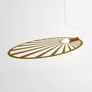 Lampa wisząca nowoczesna Lehdet złota TH.001ZL - Thoro