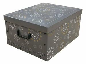 Compactor Pudełko do przechowywania składane Ring, 50 x 40 x 25 cm, szary