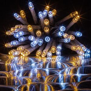 VOLTRONIC Świąteczny łańcuch 10 m, 100 LED, ciepła / zimna