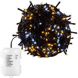 Świąteczne LED oświetlenie - 5m, 50LED, biała ciepła i zimna