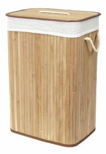 Compactor Kosz na brudne ubrania Bamboo prostokątny, naturalny