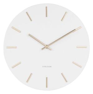 Karlsson 5821WH Stylowy zegar ścienny śr. 30 cm
