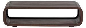 Stolik z litego drewna mango w ciemnym naturalnym kolorze 60x120 cm Kinu – WOOOD