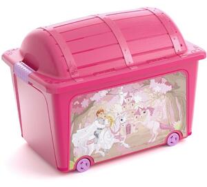KIS Pojemnik dekoracyjny do przechowywania W Box Toy Princess, 50 l
