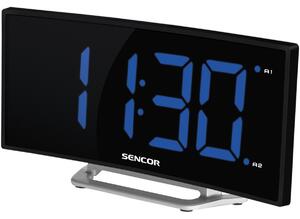 Sencor SDC 120 Zegar z budzikiem, czarny