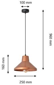 Lampa wisząca TRINITY W-KM 1805/1 BK-B+RG