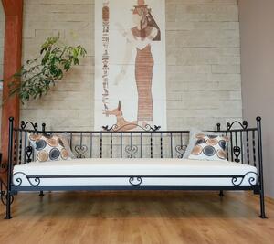 Łóżko metalowe sofa Lak System Premium - wzór 4s