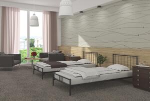 Łóżko sypialniane 100x200 wzór 3J, polski producent Lak System