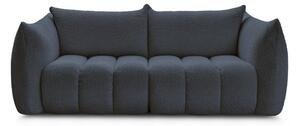 Ciemnoniebieska sofa z materiału bouclé 234 cm Azra – Bobochic Paris