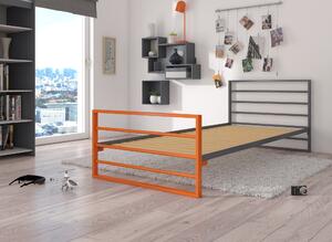 Łóżko młodzieżowe 100x200 wzór 7, polskie łóżka metalowe Lak System