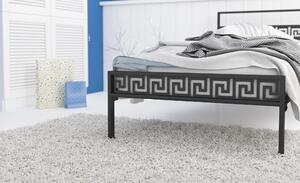 Łóżko metalowe 100x200 wzór 9, polskie łóżka Lak System