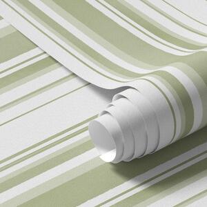 Tapety Zielone paski o różnej szerokości na jasnym tle, Tapety Geometryczne, Tapety w paski, a00523 : Uwalls.pl