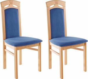 Klasyczne, ponadczasowe tapicerowane krzesła-2 sztuki