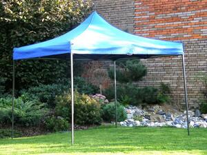 Ogrodowy namiot pawilon party DELUXE nożycowy - 3 x 3 m niebieski