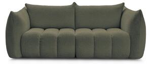 Zielona sofa z materiału bouclé 234 cm Azra – Bobochic Paris
