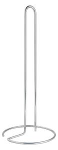Stalowy stojak na ręczniki papierowe w kolorze srebra z połyskiem ø 14 cm Luxy – Metaltex