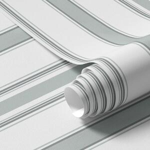 Tapety Podwójny wzór z szaro-niebieskimi paskami, Tapety Geometryczne, Tapety w paski, a00554 : Uwalls.pl