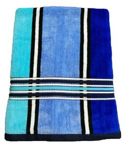 Tęczowy ręcznik - 50x100 niebieski