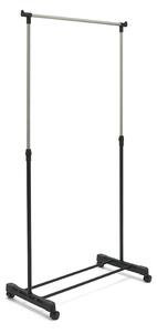 Czarny metalowy stojak na ubrania 85x94x48 cm – Addis