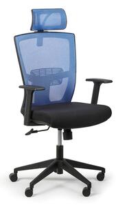 Krzesło biurowe PHANTOM, niebieski
