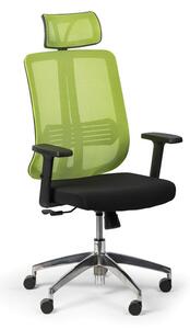 Krzesło biurowe CROSS, zielony