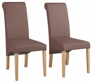 Piękne i stylowe krzesła do jadalni, rama z drewna bukowego - 6 sztuk