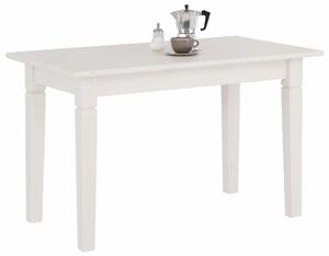 Sosnowy, rustykalny stół 160 cm, w kolorze białym