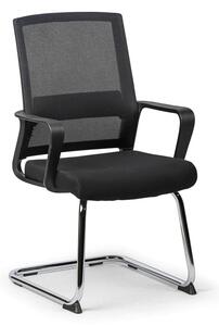 Krzesło konferencyjne LOW, czarny