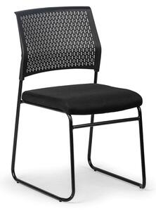 Krzesło konferencyjne MYSTIC 1+1 GRATIS, czarny