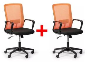 Krzesło biurowe BASE 1+1 GRATIS, pomarańczowy