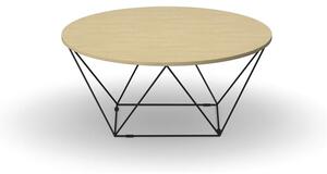 Okrągły stół kawowy WIRE, średnica 1050 mm, grafitowy