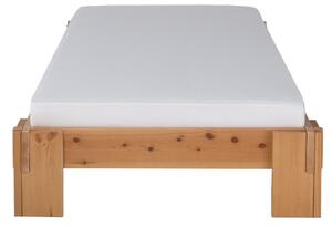 Łóżko futon 90x200 cm ze stelażem, drewno olejowane