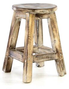 DIVERO Vintage stołek, 40 cm
